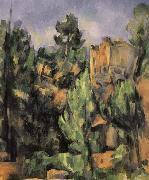 Paul Cezanne landscape rocks 3 USA oil painting artist